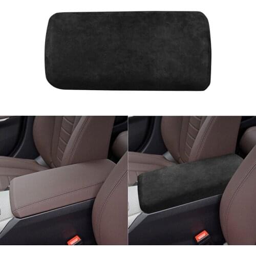 Suede LHD Car Interior Armrest Box Panel Cover Performance Sticker Styling for BMW 3 Series 2020 2021 Car Accessories
