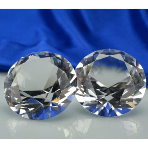 1pc 60/80mm Crystal Nail art Display Glass Big Rhinestones For taking Pictures Pointed Bottom Refracted Light Decorations Te#063