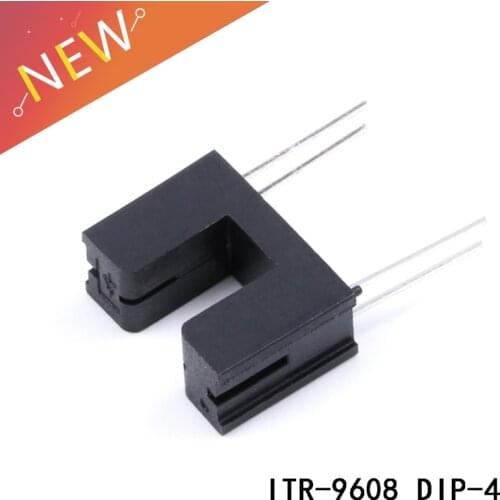 100/50/10pcs ITR9608 ITR-9608 DIP-4 Opto photo Interrupter Optical Sensor DIP4 Sensor Optocoupler Photoelectric Switch New Origi
