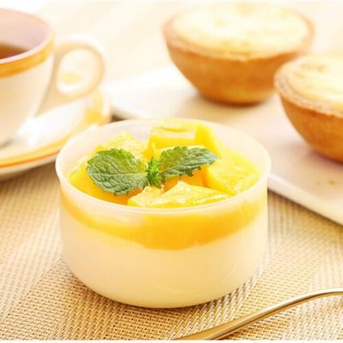 50pcs High quality pudding cup baking cake cups party favors ice cream cup yogurt cups DIY packaging dessert cups with lids