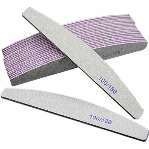 3/5/10Pcs Professional Nail Files 100/180 Flower Printed Nail Buffer Tool Pedicure Grinding Polishing Manicure Nail Accessories