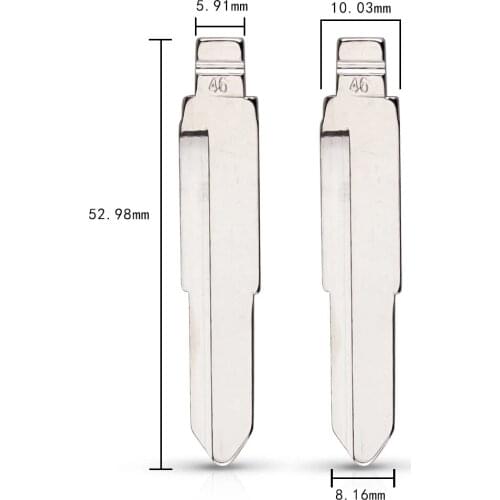 #46 Metal Car Key Blade for KD VVDI JMD Remote key for Domestic Truck Minibus