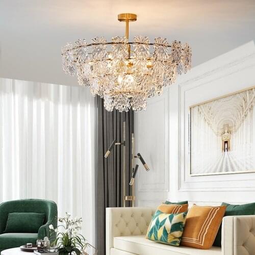 American modern chandelier girls room glass hanging lamp for living room bedroom kids room light dining table lighting