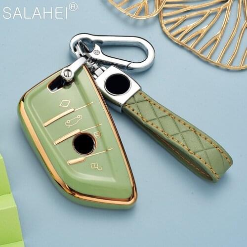 Car Key Cases Cover Shell For BMW 1 2 3 5 7 Series 6GT X1 X3 X5 X6 F45 F46 G20 G30 G32 G11 G12 F48 G01 F15 F85 F16 F86 F10 F30