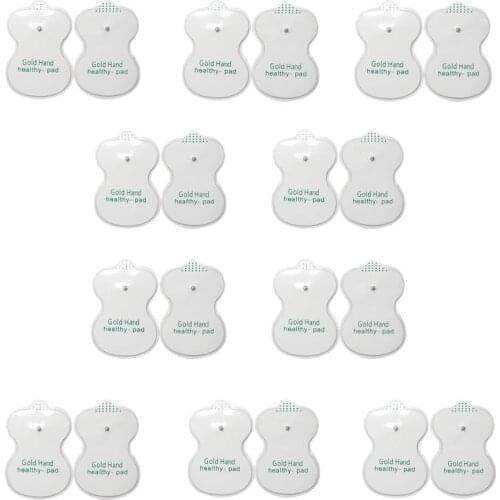 Freeshipping 200pcs/lot good quality white Electrode Pads for Tens Acupuncture,Digital Therapy Machine Massager