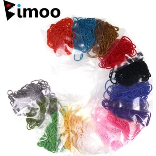Bimoo 5m/Bag 3mm Wide Fly Tying Materials Chenille for Wooly Bugger Streamer Wooly Worm Red Purple Green Hot Pink Fire Orange