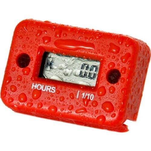 Digital Hour Meter Waterproof for Dirt Quad Bike ATV Motorcycle Snowmobile Motocross Pit Bike Lawn Mower Tractor Truck HM006A