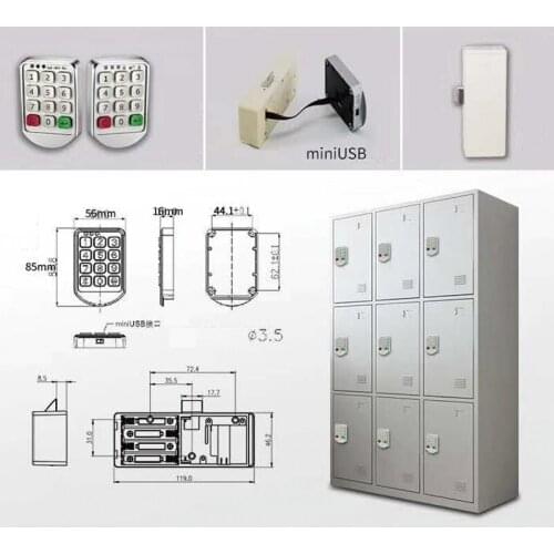 Intelligent Cabinet Locks Electronic Password Keypad Lock Digital Combination Code Lock For Cabinet/door Password Lock