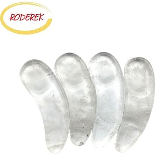 Mini Size Clear Quartz or Rose Quartz Eye Spatula, Eye Cosmetic Massage Tool, Eye Massager