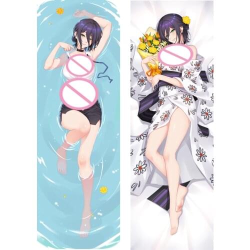 Chainsaw Man Reze Dakimakura Cover Double-sided Peachskin 2WAY Pillowcase Otaku Hugging Fullbody Pillow Cover For Bedroom