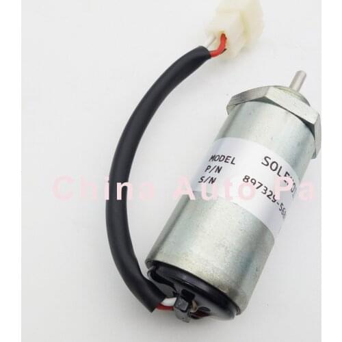 New Fuel Shutoff Solenoid 897329-5680 8973295680 For EX55 3LD1 3LD2 4LE1 3LB1 4LB1 Engines