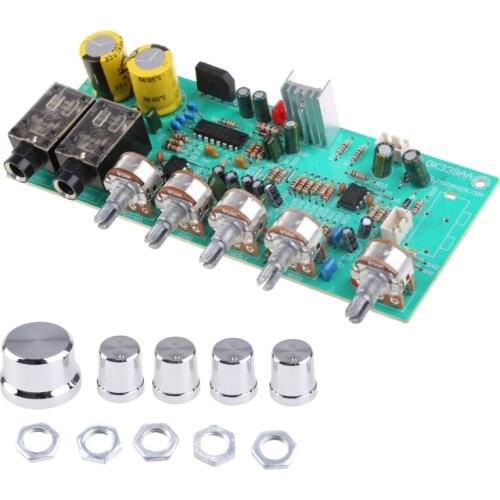 Op Amp TL074 Dual AC12~15V Reverb Amplifier Front Tone Board PT2399 Connected 5V Bluetooth Tuning Board