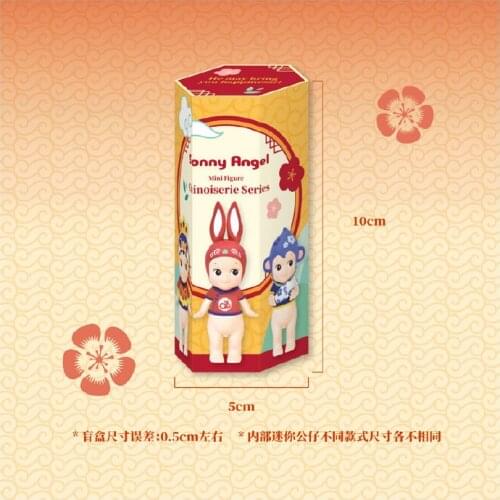 Christmas gift genuine Sonny Angel Chinese style series Blind Random box trend kid doll computer desktop decoration