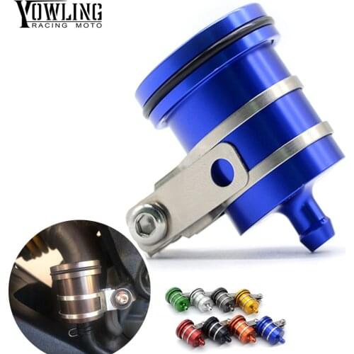 Universal Motorcycle Brake Fluid Reservoir Tank Oil Fluid Cup for SUZUKI 600/750 KATANAB-KING DL1000/V DL650/V-STROM
