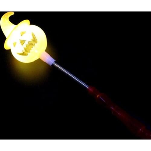 1 piece Fashion Halloween Dance, ghost festival, luminous toys Pumpkin bucket hand lamp props Pumpkin lantern #0622