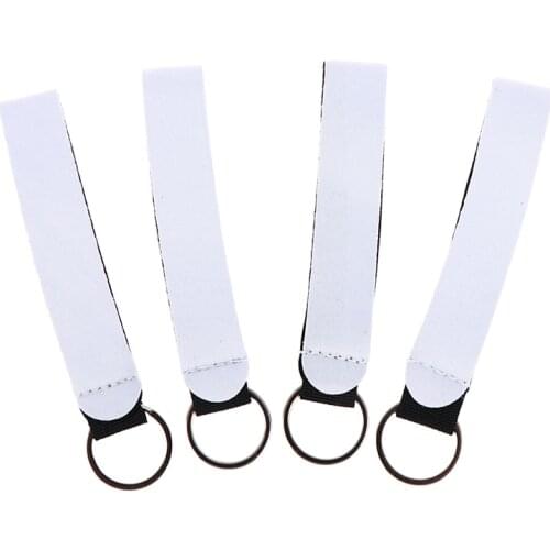 10Pcs Wristlet Lanyards Strap Wristlet Keychain Wrist Sublimation Blank Neoprene