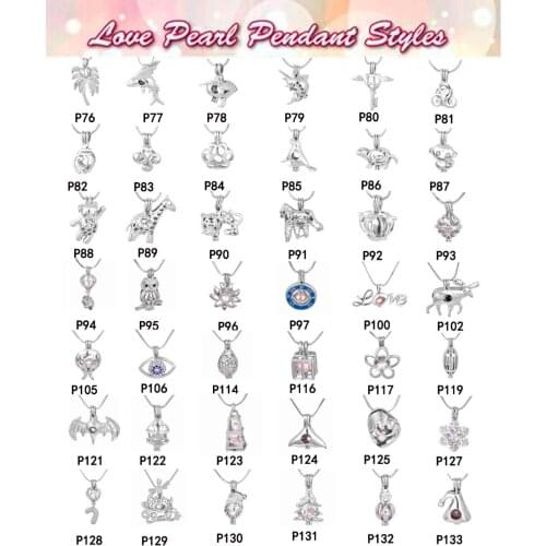 100 pcs/lot wholesale Silver Plated Cage Pendant MIX Styles 160 Styles Novelty Pendant Charm Locket Fine Jewelry For Women CM002