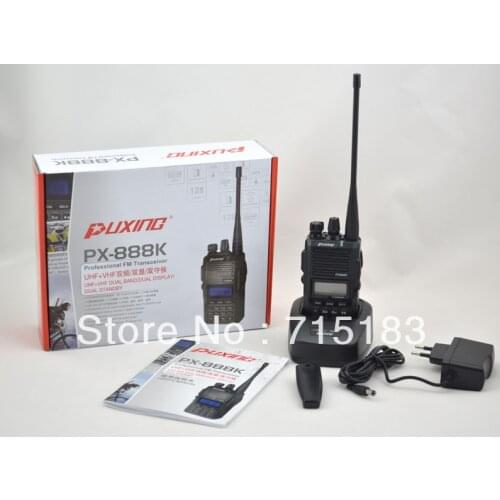 2015 PUXING PX-888K Dual Band portable two way radio VHF&UHF 10km walkie talkie PX 888K FM Transceiver scanner CB ham radio