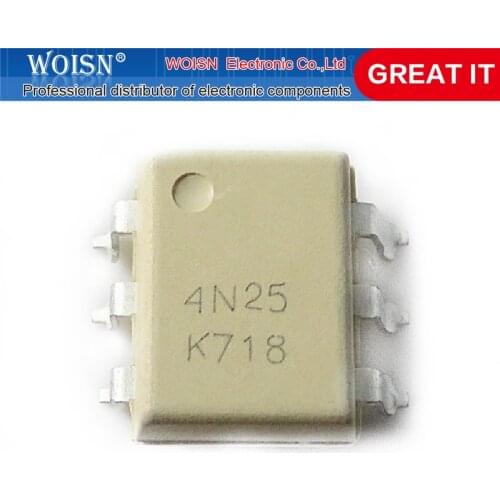 5pcs/lot EL4N25 4N25 DIP-6 SMD-6 optocoupler IC original In Stock