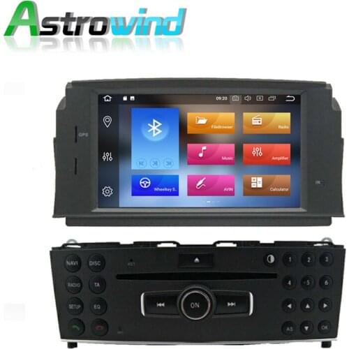 8 Core,4G RAM,32G ROM,Android 9.0 Car DVD Player GPS Navigation System Radio Stereo Media for Mercedes-Benz C200 W204