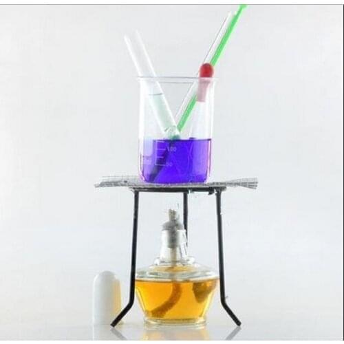 Free shipping laboratory equipment set test tube Spoon glass dropper beaker tripod stand glass stirring rod Alcohol lamp