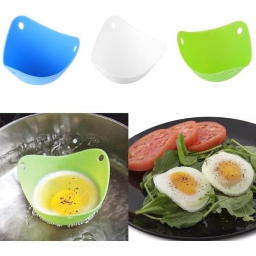 Safety Silicone Egg Cooker Poach Cook Mold Kitchen Cooking Accessories Pancake Egg Tool Mold Bowl Plastic Poached Egg Tool