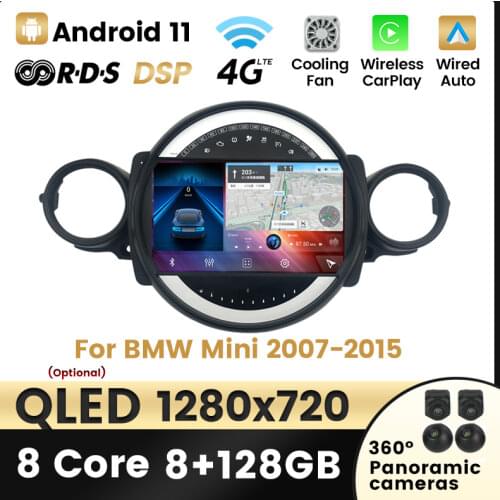 MEKEDE Car GPS Navigation for Mini R56 R60 Cooper 2007-2015 Android Radio Multimedia Player Auto Stereo DVD Player Screen WIFI