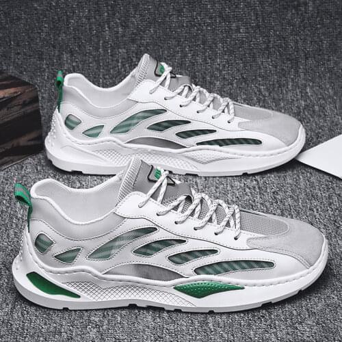 Mens shoes 2021 new summer breathable and deodorant board shoes, thin mesh, sports and leisure, versatile summer fashion shoes