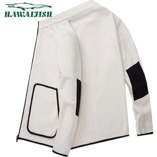 Hawaifish brand jackets men 2021 autumn winter casual high quality warm coat male fashion loose style hot sale casaco masculino