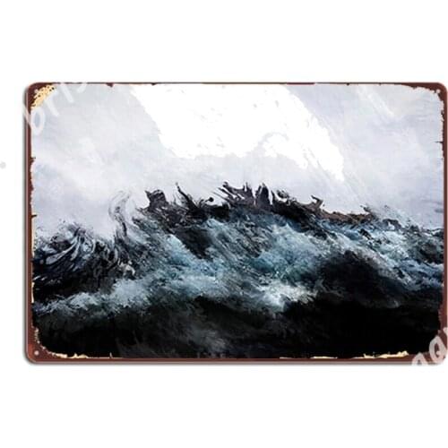 Ocean Of Grief Metal Signs pub Custom Wall Decor Living Room Tin sign Posters