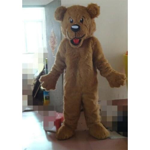 Plush Hair Lion Mascot Costume Hot Sale Holiday Costume Halloween Party Cartoon Suits Furry Outfit Christmas Halloween