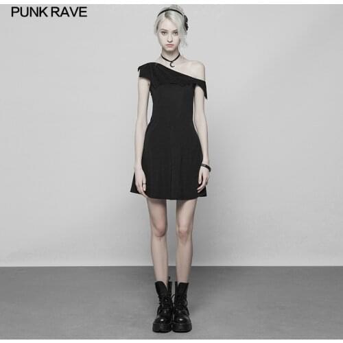 Летние платья мини PUNK RAVE China At AliExpress