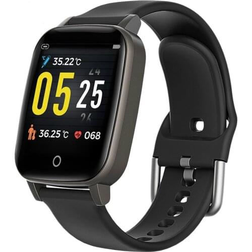 T1 Body Temperature Measurement Smart Watch Men Women Heart Rate Monitor Ip67 Waterproof For Android IOS Phone Smartwatch 46