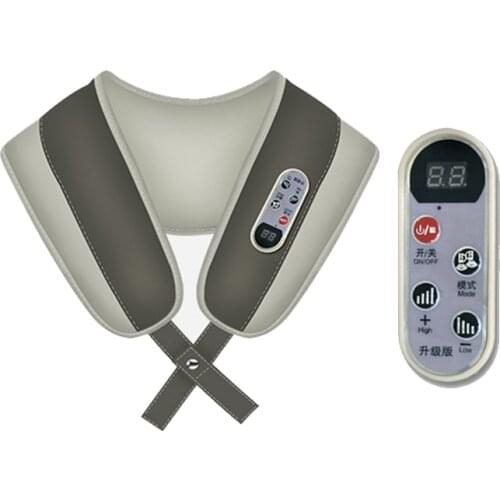 U Shape Neck Massager Pain Neck and Shoulder Multi-function Tapping Massager Portable Electric Knocks Cervical Massage Shawls