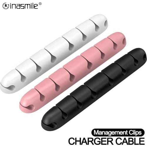 Fabulous Cable Holder Silicone Cable Organizer Flexible USB Winder Management Clips Holder For Mouse Keyboard Earphone Headset
