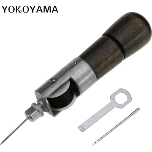 YOKOYAMA Leather Hand Sewing Machine Waxed Thread Leather Craft Edge Stitching Belt Strips Shoemaker Tools DIY Leather Sew Tool