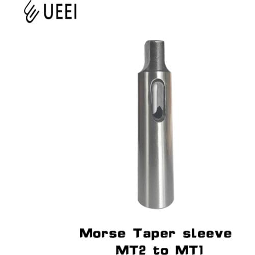 1 pcs Reducer sleeve MT1 to MT2 flat tail Mo style drill sleeve tapered shank drill middle sleeve milling lathe reducer sleeve