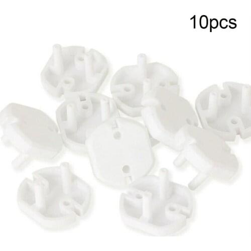 10Pcs Baby Outlet Cover Anti Electric Shock EU Power Outlet Plug Protection Covers Childproof For EU Power Protection For Child
