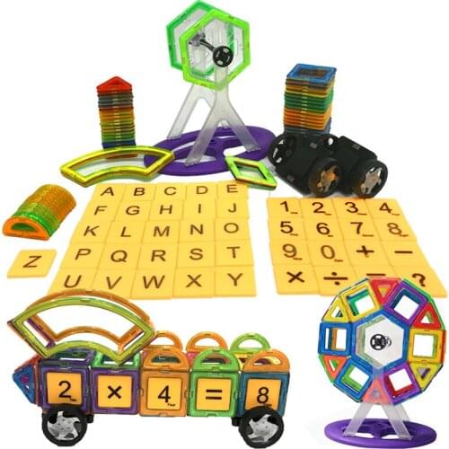 108 pcs Standard Size DIY Magnetic Connection building blocks magic magnet pulling magnetic building blocks assembled gifts