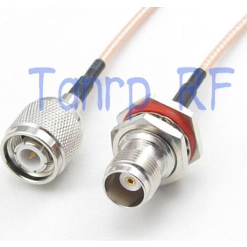 20inch TNC male plug to TNC female jack RF adapter connector 50CM Pigtail coaxial jumper cable RG316 extension cord