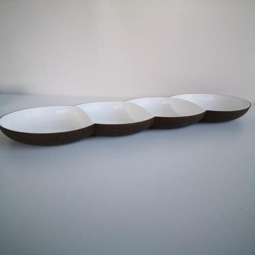 Tupperware Bamboo Cookie Bowl