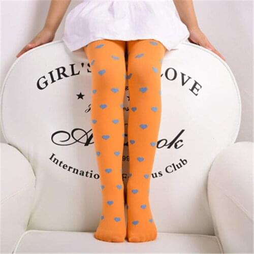 Spring Autumn Velvet Baby Girls Love Heart Tights Candy Color Children Dance Hot New Lovely 12 Colors Pantyhose