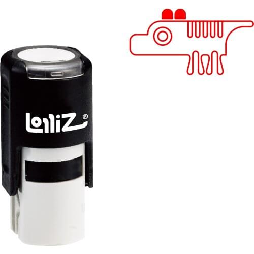 LolliZ Biomorphic Animal Symbol Series Design #42 Self-Inking Rubber Stamp