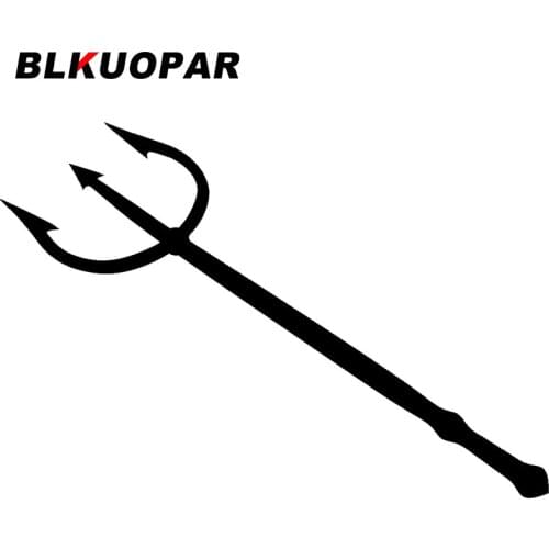 BLKUOPAR for Trident Weapon Car Stickers Personality Scratch-Proof Decals Waterproof Anime Creative Laptop Trunk Decor Car Label
