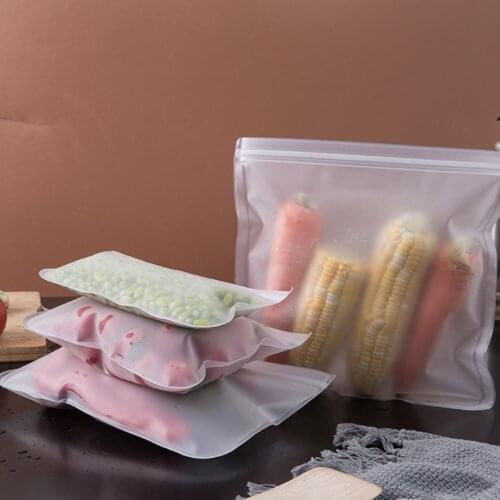 Kitchen Food Sealed Storage Bag Food Preservation Bag Refrigerator Storage Preservation Bag Multi-function Cooking Bag Reusable