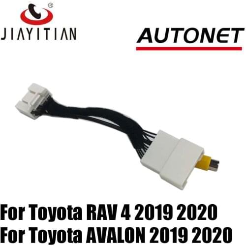 JIAYITIAN Rear view Camera Adapter Cable For toyota rav4/Camry AVALON 2019 2020 c30 C6 pins Kit with Factory Monitor Head Unit