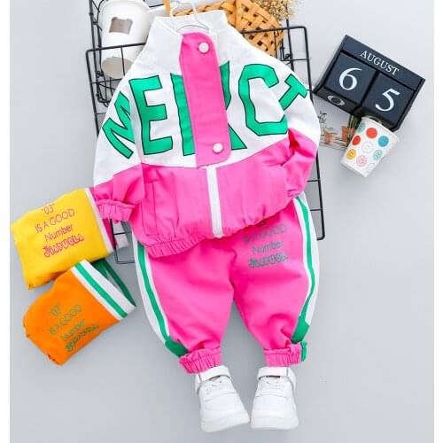 Baby girls clothes sets spring autumn toddler fashion coat pants 2pcs tracksuits girl infant casual jogging suits kids outfits