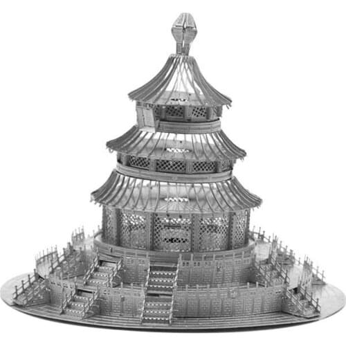 3D Metal Puzzles Model For Adult Kids Jigsaw The Watchtower Of Forbidden City Educational Toy/juguetes Collection Birthday Gifts