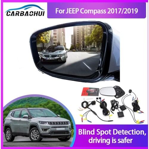 Millimeter Wave Radar Blind Spot Monitoring BSA BSD BSM for JEEP Compass 2017/2019 Assist Driving Parallel Safety Change Assist