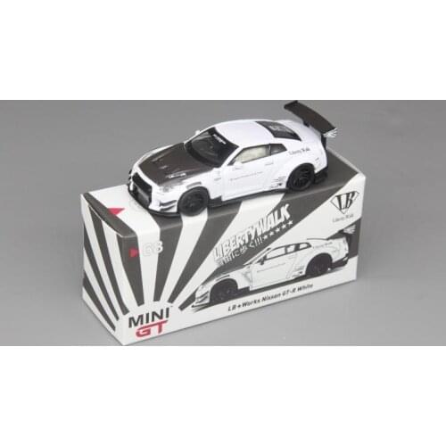 Mini GT 1/64 Nissan R35 GT-R GTR Pink pig LB Rv sports car model